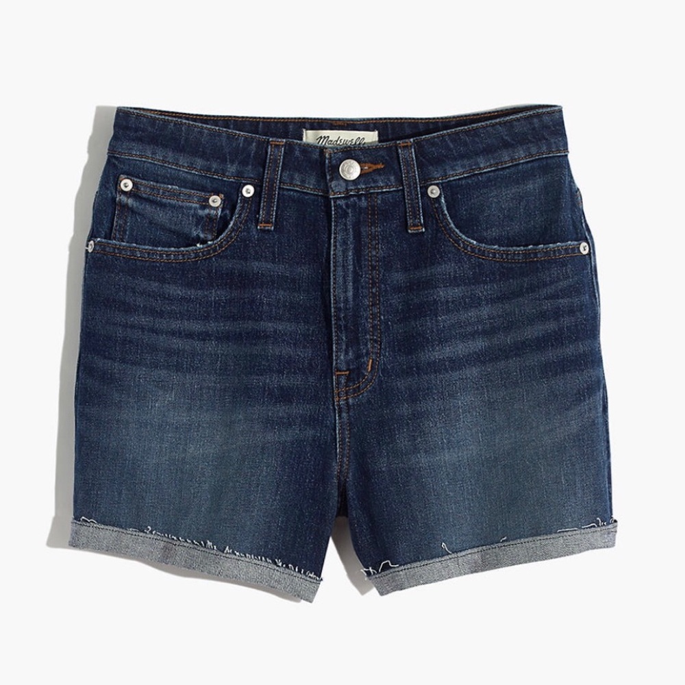 Madewell high-rise curvy shorts